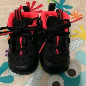 Nike LiL Posite Pro FOAMPOSITE 🔥 crib shoes ❤️🖤
